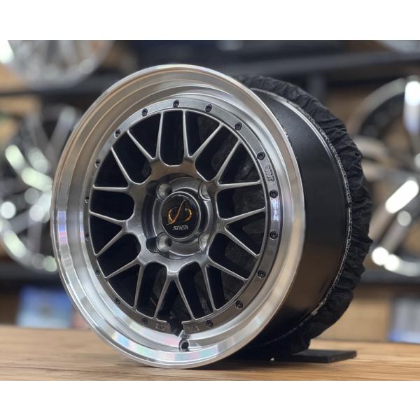 ホットスタッフ シュティッヒ メッシュ RM 15X6.5J +38 4H100P 15インチ アル...