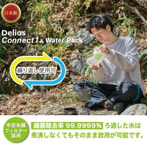 日本製|携帯浄水器デリオス【コネクト1&ウォー...の詳細画像1