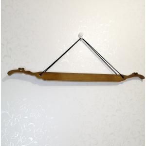 天然木ハンガー タペストリー棒60cm 優雅な...の詳細画像1