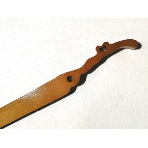 天然木ハンガー タペストリー棒60cm 優雅な...の詳細画像2