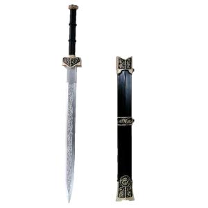 剣 刀 鞘付き PU製 軽量 全長81cm 中国唐漢時代 コスプレ・演劇用