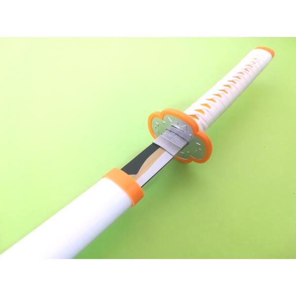 模造刀 我妻善逸 鬼滅の刃 グッズ 木製  コスプレ インテリア飾り 日本刀 刀 剣 武器 ラッピン...