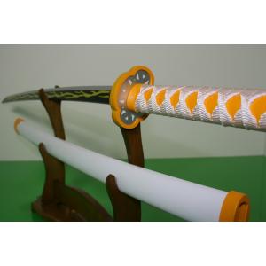 国内 模造刀 木製 日輪刀 我妻善逸 鬼滅の刃 グッズ 鬼殺隊