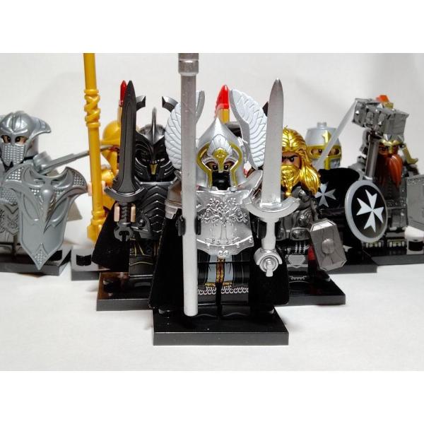 指揮官セット×8 セット 中世 古代 ヨーロッパ  ロードオブザリング レゴ互換 LEGO プレゼン...