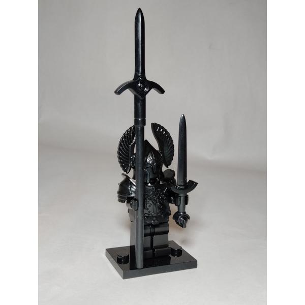 中世 古代 ヨーロッパ 暗黒騎士団 ×1体  ロングスピア ロードオブザリング レゴ互換 LEGO ...