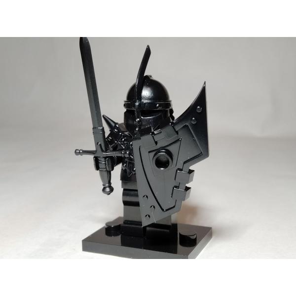 中世 古代 ヨーロッパ 暗黒騎士団 ×1体  ロングソード ロードオブザリング 武器付き レゴ互換 ...