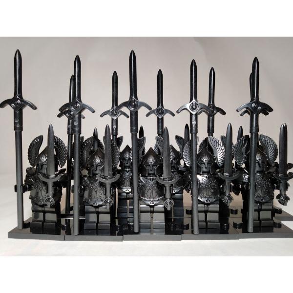 中世 古代 ヨーロッパ 暗黒騎士団 ×10体 セット ロングスピア ロードオブザリング レゴ互換 L...
