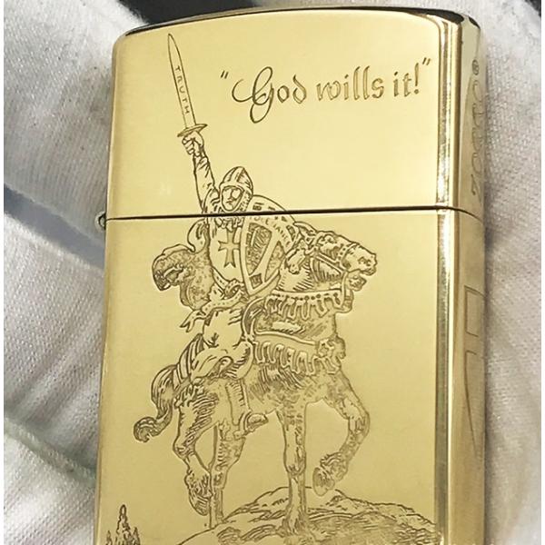 十字軍 聖騎士 ライター(1) オイルライター インサイドユニット ゴールド ZORRO ZIPPO...