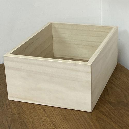 桐のシンプルな木箱 A4サイズ 木箱 収納ボックス おしゃれ 収納ケース 木製 収納家具 桐木箱  ...