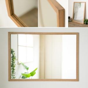 木枠の鏡 洗面台 鏡 木枠 交換 diy 洗面鏡 /オーク 800×600 木枠幅30mm/ 姿見