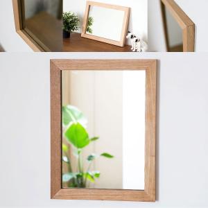 古い木枠の鏡 洗面台 鏡 木枠 交換 diy 洗面鏡 /パイン 400×300 木枠幅30mm/ 姿見