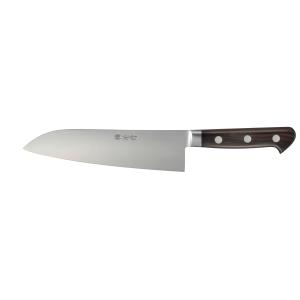 包丁 日本橋 木屋 No.6 鎌型 三徳包丁(洋) 180mm (鍔付・炭素鋼 包丁 日本橋 木屋 No.6 鎌型 三徳包丁(洋) 180mm (鍔付・炭素鋼