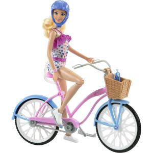 バービー(Barbie) ペダルをこいであそべる！パステルカラーのじてんしゃセット  HBY28