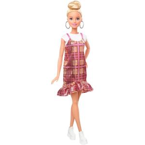バービー ファッショニスタ ピンクチェックドレス GHW56 Barbie