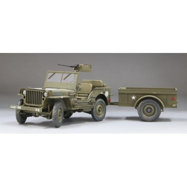 1/20  アメリカ 1/4トン 4ｘ4トラック (トレーラー・機関銃付)