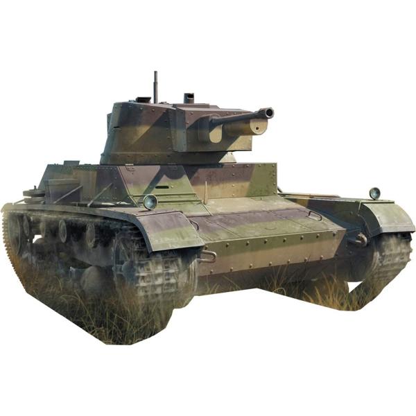 1/35スケール　ポーランド軍 7TP 単砲塔型戦車 37mm砲 フルインテリア