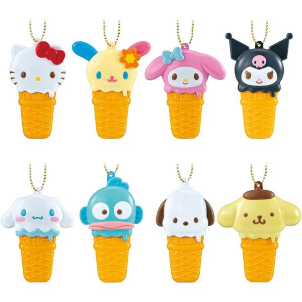 アイスクリーミィケースチャーム サンリオキャラクターズ (10個入BOX) 食玩