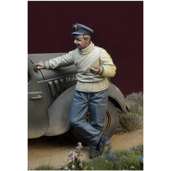 1/35スケールレジンキット　 第二次世界大戦 イギリス ポーランド義勇軍 戦闘機パイロット