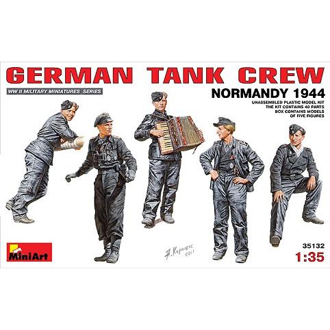 1/35スケールプラモデル　ドイツ戦車兵（ノルマンディ1944）