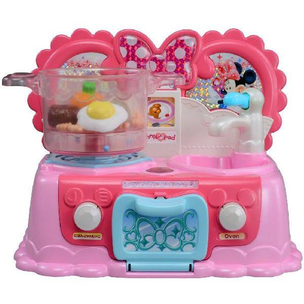 トゥーンタウン ミニーマウス 英語と日本語！大きなおなべのラブリーキッチン