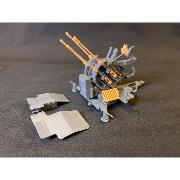 1/35スケール 　20mm FLAKVIERLING 38 砲身と弾倉ケースセット