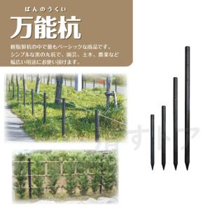 (メーカー直送品) 万能杭 φ55×900mm B-5509 12本(1本あたり740円) 再生樹脂 国産 樹脂杭｜kiyo-store