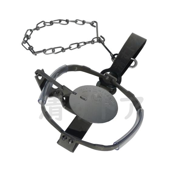 動物トラップ 1.5号 3個(1個あたり2470円) ビニールパット付 捕獲器 ムジナ タヌキ等の中...