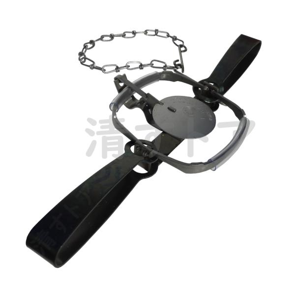 動物トラップ 2号 2個(1個あたり2930円) ビニールパット付 捕獲器 タヌキ キツネ等の中動物...