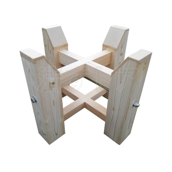 臼台 三升用 1台 檜材(ひのき)  餅つき うす用の台 0269