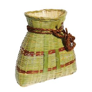 2個セット 竹ビク 小型 竹魚籠 レトロ アンティーク [TI] : エナドット