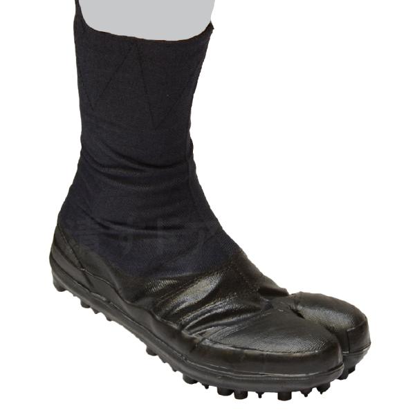 安全スパイク地下たび 大ハゼ8枚 鋼製先芯入 森林作業 傾斜地 地下足袋 荘快堂 I-15-8