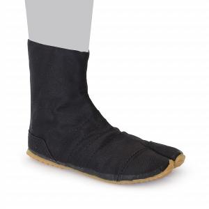 [] 子ども祭たび 黒 マジック脱着式 祭り舞台稽古 地下足袋