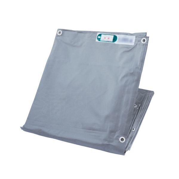 防炎シート グレー 1.8×5.4m 450P 強化タイプ 50枚(1枚あたり2867円) 解体 建...