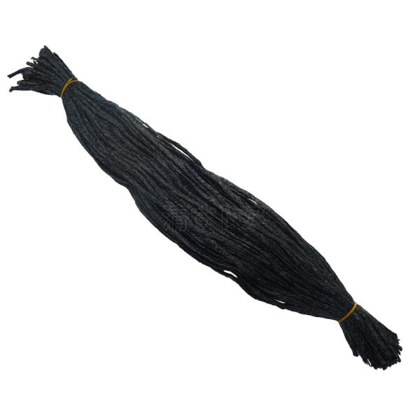 シート紐 ブラック 80cm 10000本(1本2.46円) 黒色 シートひも 足場用組ひも シート...