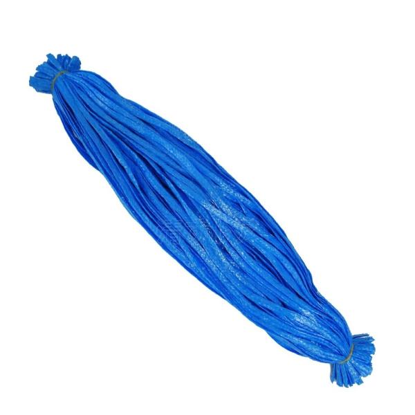 シート紐 ブルー 80cm 100本(1本9.3円) 青色 シートひも 足場用組ひも シート用組紐 ...