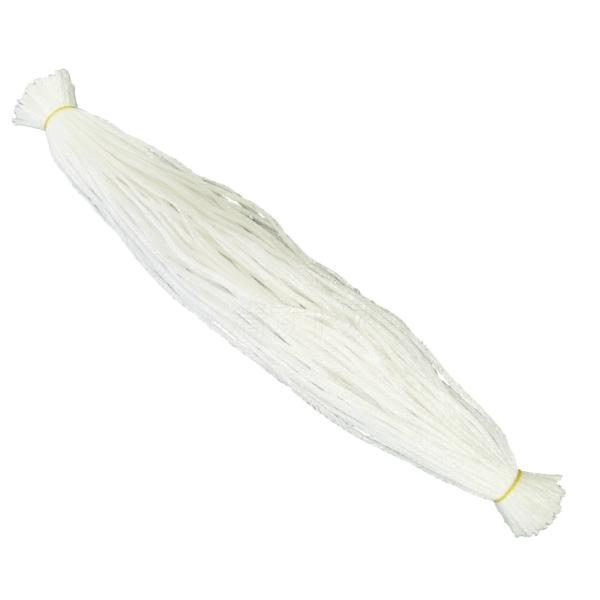 シート紐 ホワイト 80cm 2000本(1本2.9円) 白色 シートひも 足場用組ひも シート用組...