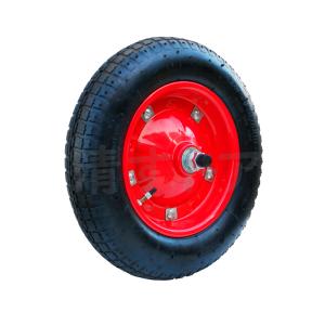 [] 13インチ エアータイヤ 軸棒付 A13 タチホ 一輪車 ネコ