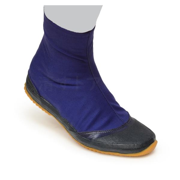 先丸マジック地下たび セミロング 22.5cm マジック脱着式 農作業 地下足袋 荘快堂 I-05