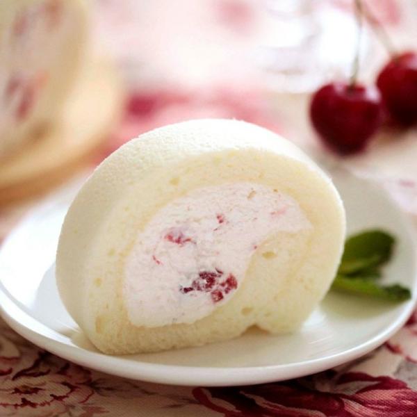 ロールケーキ ほわいとぱりろーる さくらんぼ 1本 冷凍 山形 お土産 お菓子 スイーツ 洋菓子 ケ...