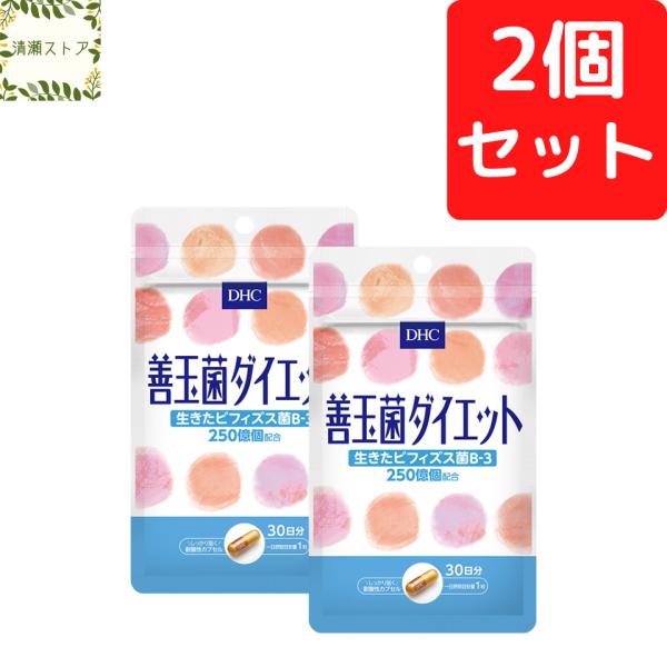 DHC 善玉菌ダイエット 30日分×2個セット 60粒 善玉菌 送料無料 追跡可能メール便 サプリ ...