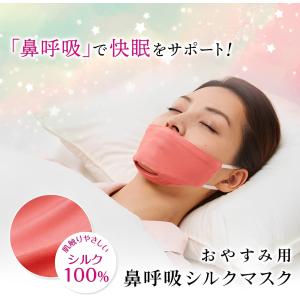 おやすみ用 鼻呼吸シルクマスク いびき防止グッ...の詳細画像1