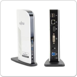 富士通 ドッキング ステーション　Fujitsu PR08 USB 3.0 Dock - Port Replicator - DisplayLink 純正品 中古｜kiyoshishoji