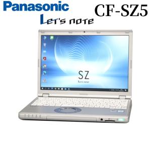 12型ワイドB5サイズパナソニックノートパソコン CF-SZ5 Corei5‐6世代 メモリ8GB SSD256GB WEBカメラ WIFI windows10 Panasonic中古｜kiyoshishoji