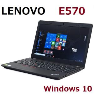 送料無料 中古ノートパソコン LENOVO ThinkPad E570 Core i3-7100U/4GB/SSD128GB/15インチワイド大画面 Windows10 WEBカメラ テンキーあり｜kiyoshishoji