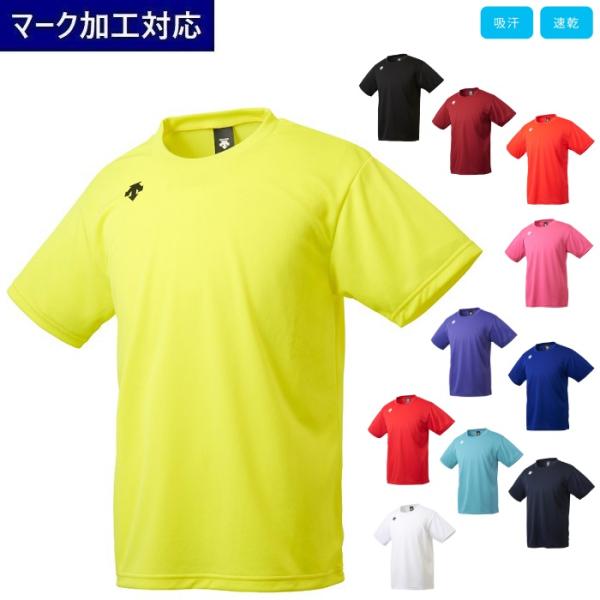 デサント DESCENTE トレーニングウェア チームウェア Tシャツ ワンポイント半袖シャツ メン...