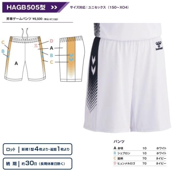 ヒュンメル バスケットボールユニフォーム 昇華ゲームパンツ ユニセックス HAGB505型