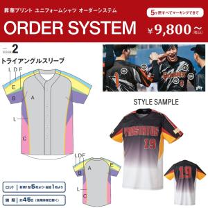 ゼット（ZETT） 野球・ソフトボール 昇華プリントユニフォームシャツ