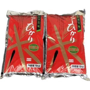 ★送料無料　精米したてをお送りします 白米10ｋｇ令和7年産　棚田　山形庄内産コシヒカリ　5ｋｇｘ2袋　中山間地域有機特別栽培米　検索：格安　減農薬　つや姫