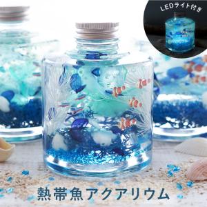 ハーバリウム 母の日 プレゼント ギフト 熱帯魚 アクアリウム LEDライト付き 新築 引っ越し祝い 植物標本 インテリア 雑貨 誕生日 女性 男性 30代 40代