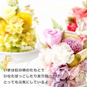 お悔やみ 花 ペット お供えドーム プリザーブ...の詳細画像3